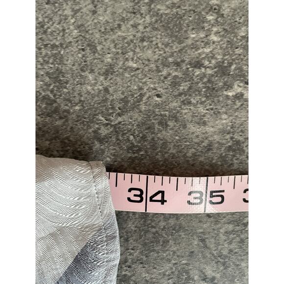 Vtg‎ VITALIANO ITALY SIlk Shirt Mens 2XL Geometric Artsy Grandpa Nerdcore 90s - Picture 8 of 9